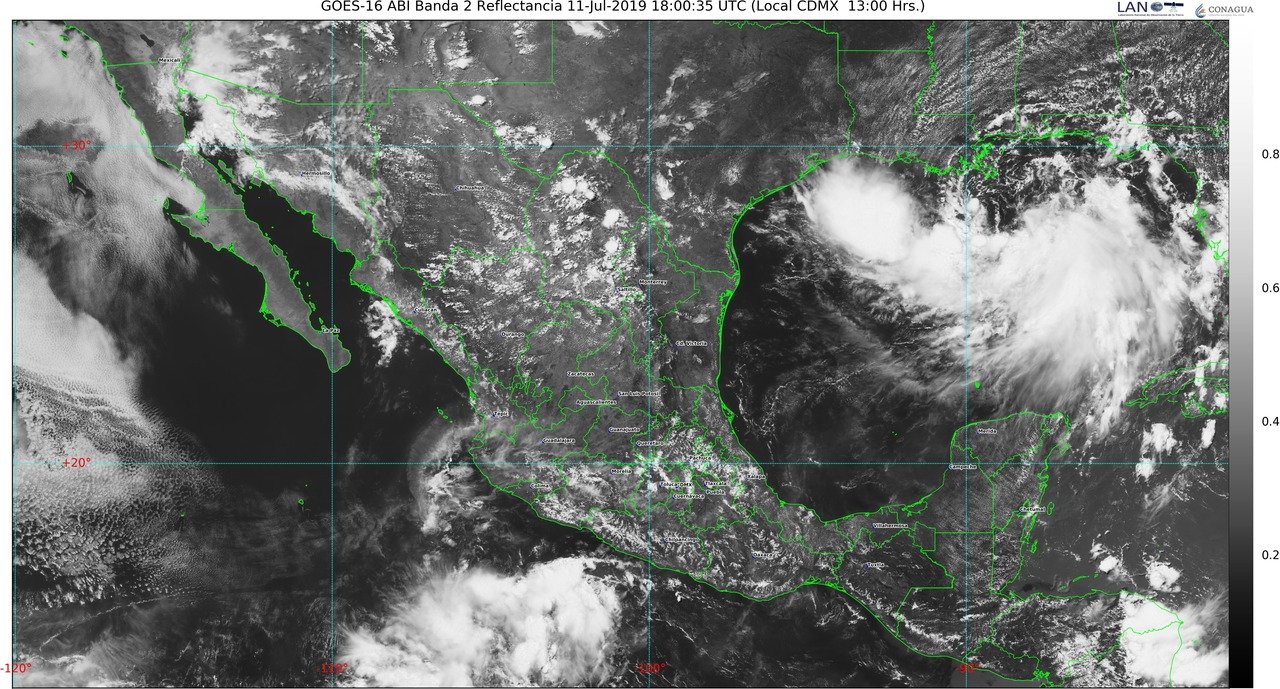 Se pronostica que la canícula se establezca durante la segunda quincena de julio en el sur, el sureste, el noreste y zonas del centro de México
