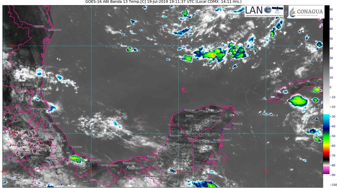 Temperaturas de calurosas y fuertes chubascos el fin de semana