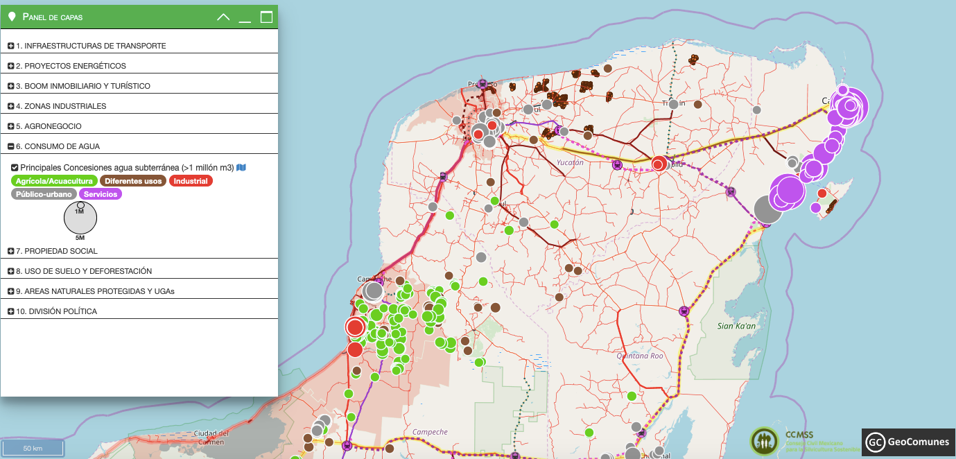 Presentan Geovisualizador de megaproyectos en la Península de Yucatán