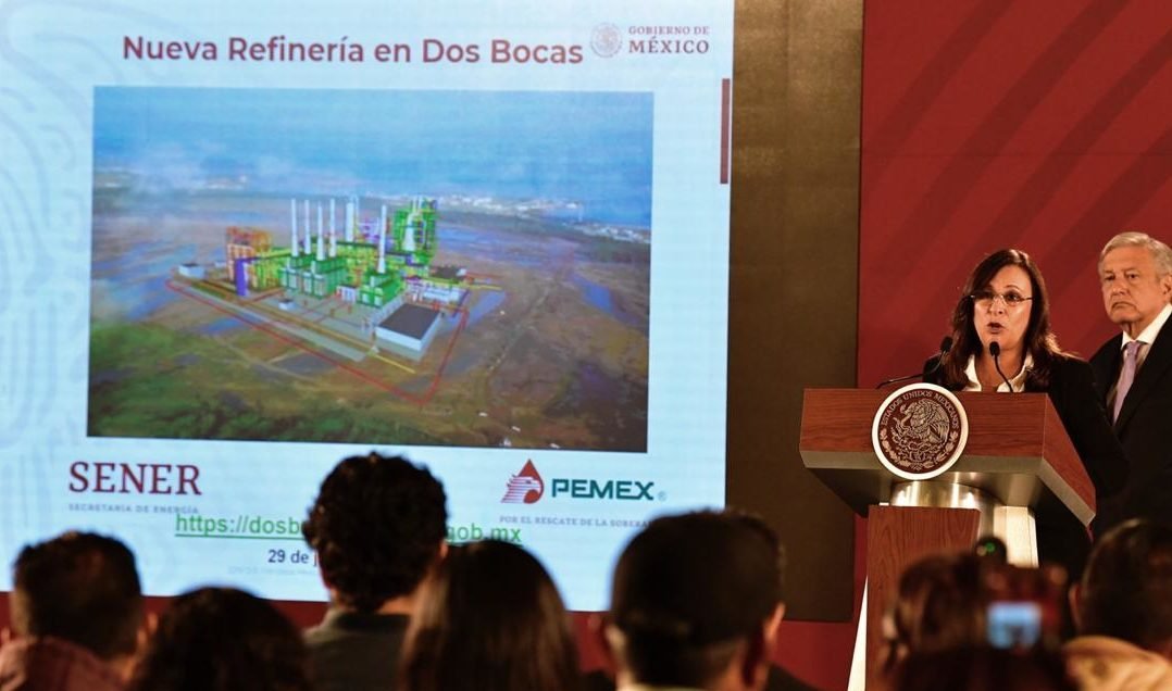 Refinería en Dos Bocas costará 8 mil 134 mdd y tendrá vida útil de al menos 20 años: Sener
