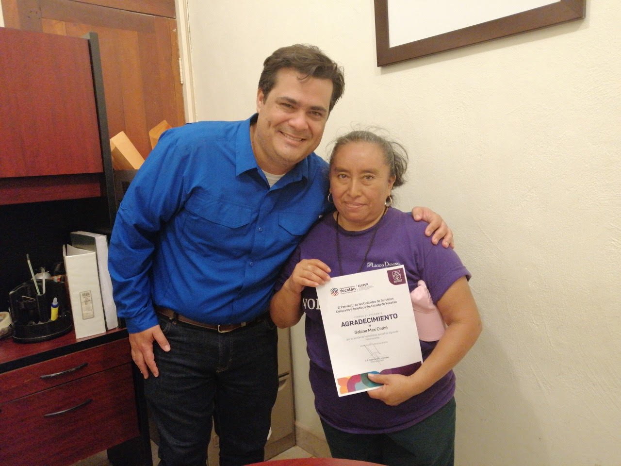 Cultur reconoce a empleada de intendencia del Parador de Chichén Itzá