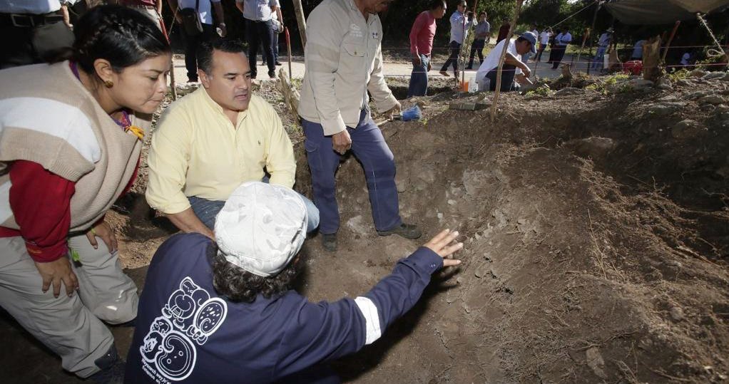 Avanzan trabajos arqueológicos en el parque de Xoclán, proyecto “Ya´axtal,