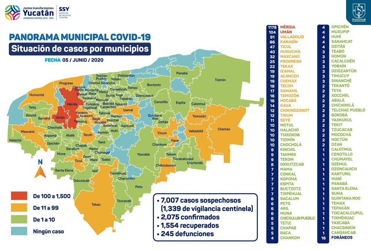 La pandemia cobra 53 vidas en la décima segunda semana de la emergencia