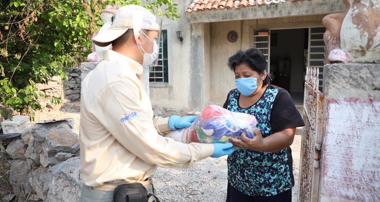 Apoyos alimentarios del Gobierno del Estado sigue llegando a los hogares yucatecos