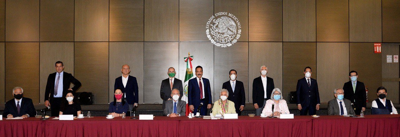 Mauricio Vila se reúne con Olga Sánchez Cordero, por trabajos coordinación sanitaria