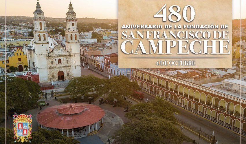 Campeche celebra 480 años de fundación