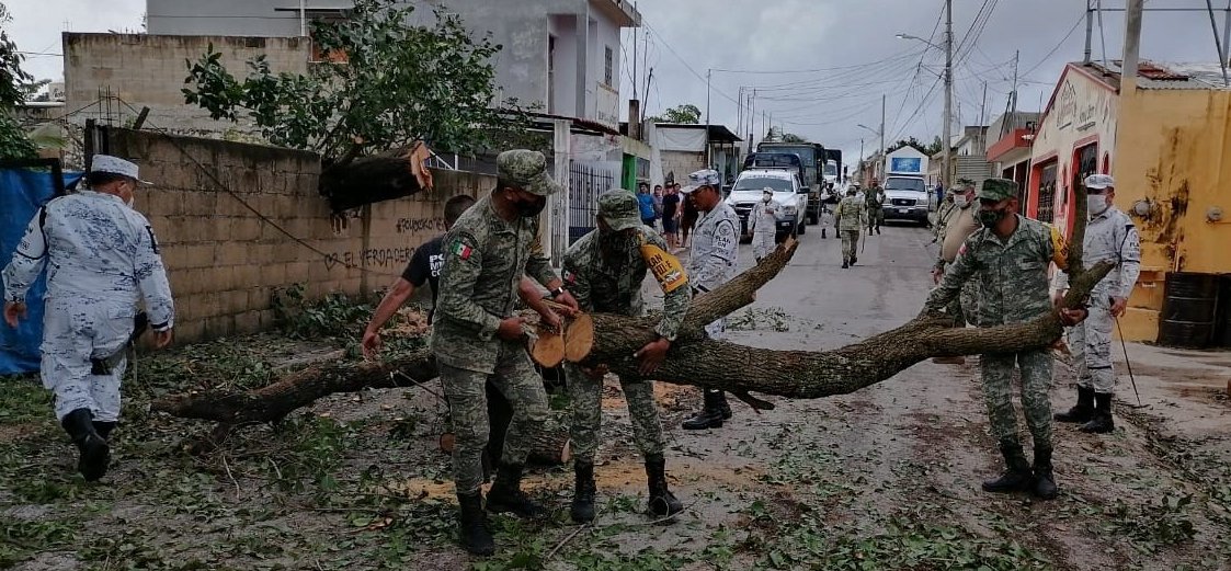 SEDENA continúa aplicando el Plan DN-III-E por el paso de  “Gamma”
