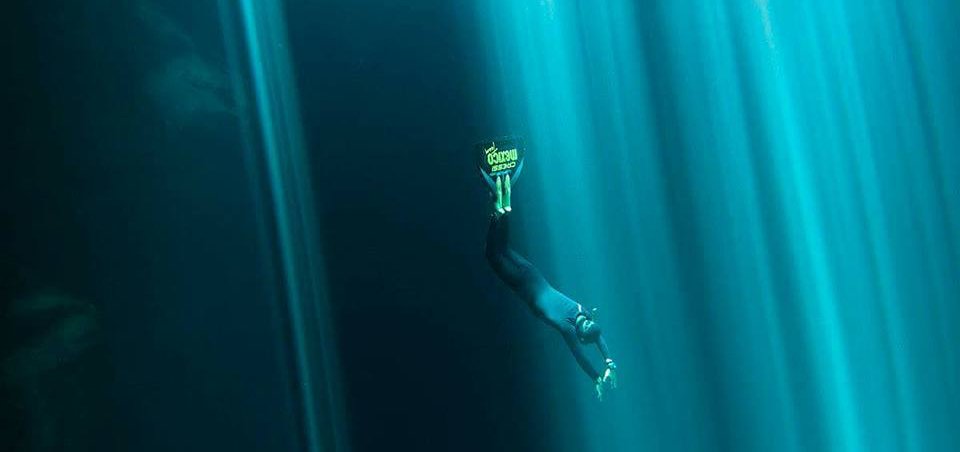 Buzo vallisoletano intentará romper récord mundial de inmersión en cenote
