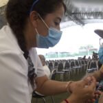 La aplicación de la vacuna Pfizer a adultos mayores en Guadalupe, supera cien mil personas, una de las áreas más pobladas del área metropolitana de Monterrey.