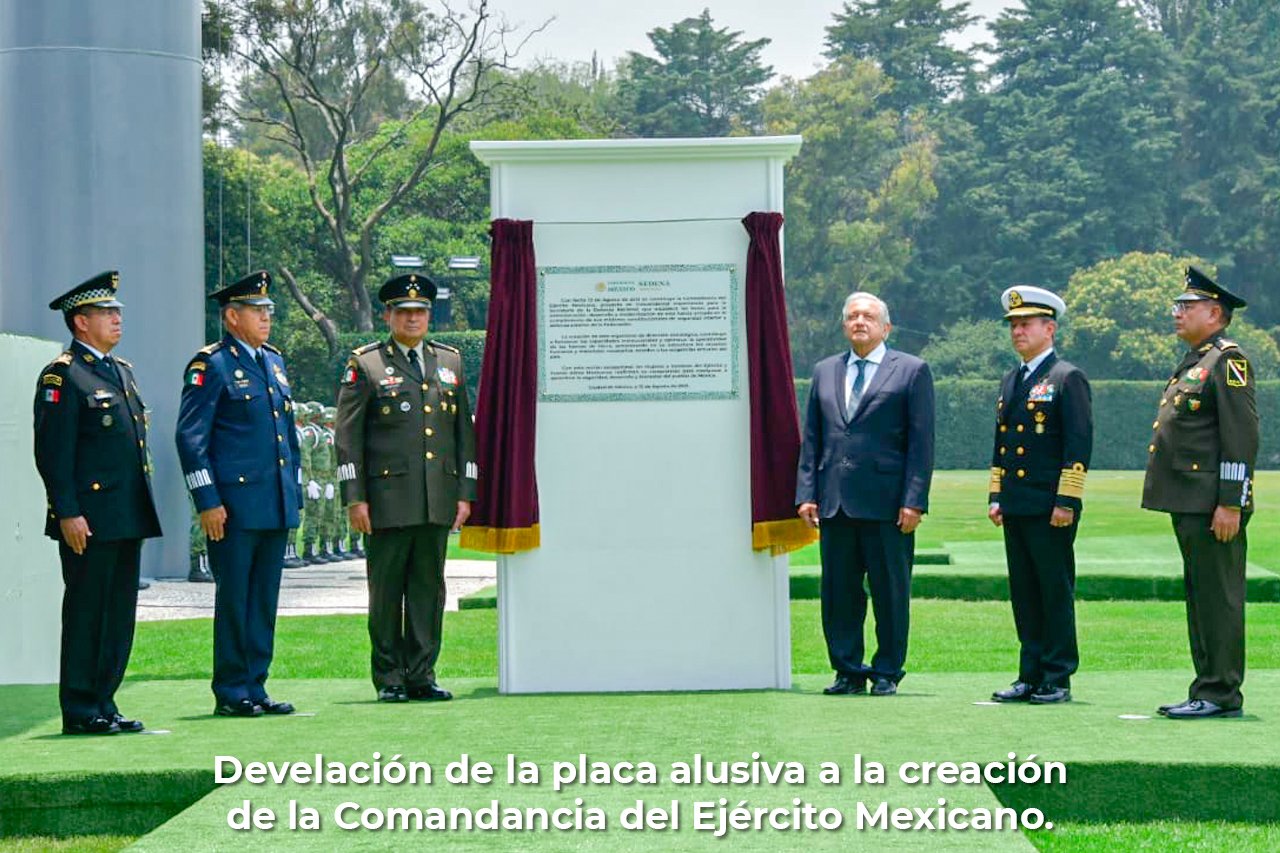Creación de la Comandancia del Ejército Mexicano