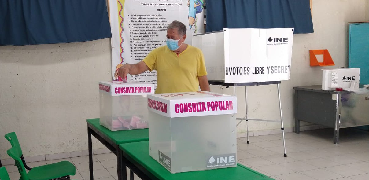 Yucatán desdeña la Consulta Popular, 5 por ciento dice Sí