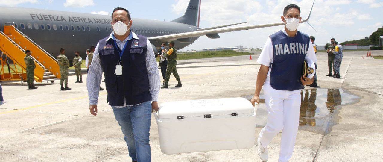 Arriba a Yucatán 97,000 dosis de vacuna AstraZeneca