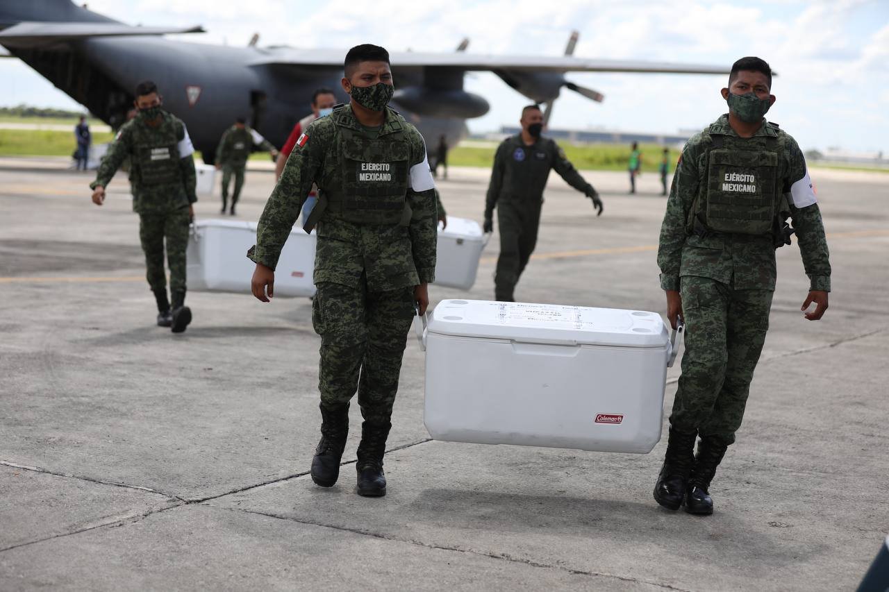 Más de 151,000 dosis de vacuna contra el Coronavirus llega a Yucatán