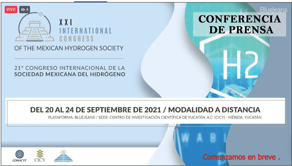 Mérida, sede del XXI Congreso Internacional de la Sociedad Mexicana del Hidrógeno