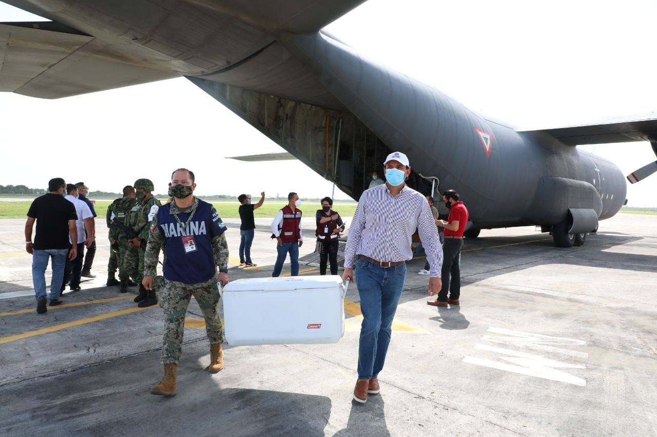 Llegan a Yucatán más de 236 mil vacunas para jóvenes de 18 a 29 años de Mérida