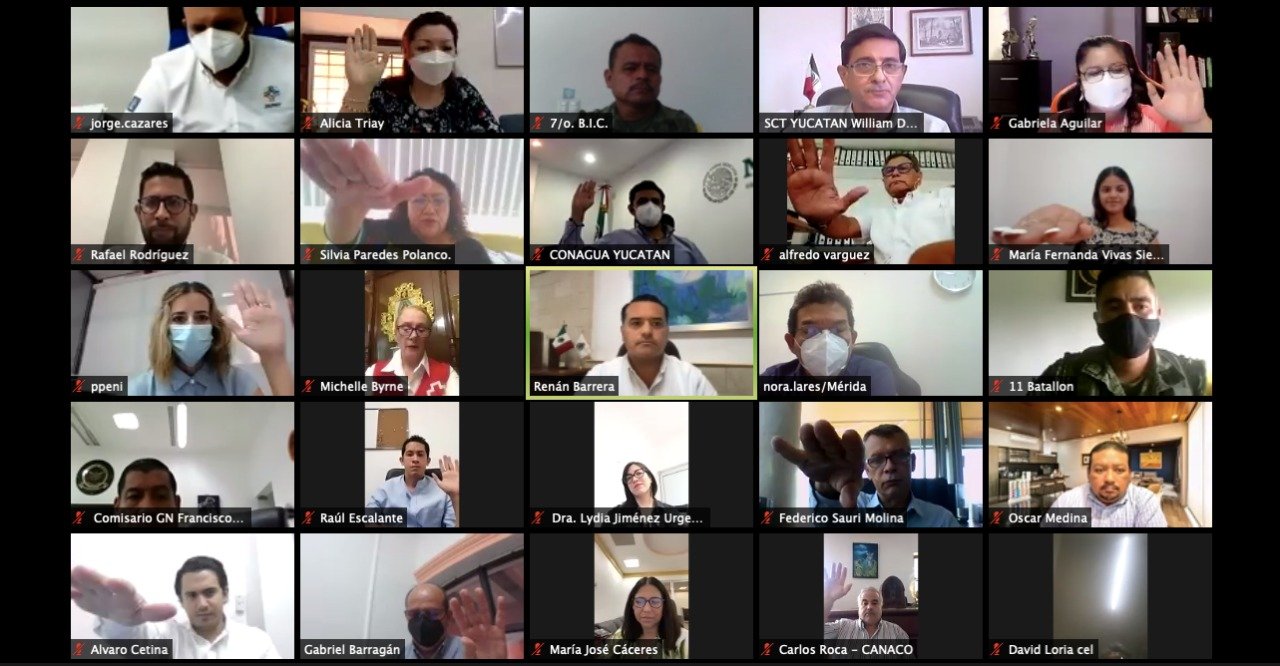 El alcalde Renán Barrera preside la instalación del Consejo Municipal de Protección Civil