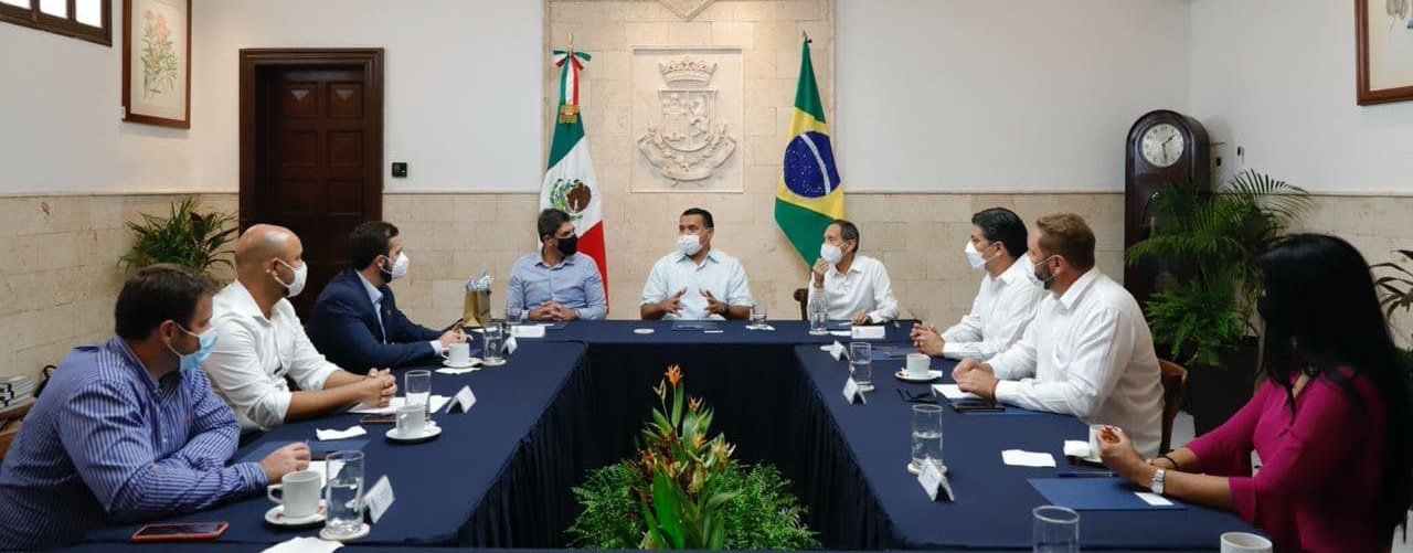 Acuerda Mérida nuevos proyectos urbanos y culturales con Brasil  