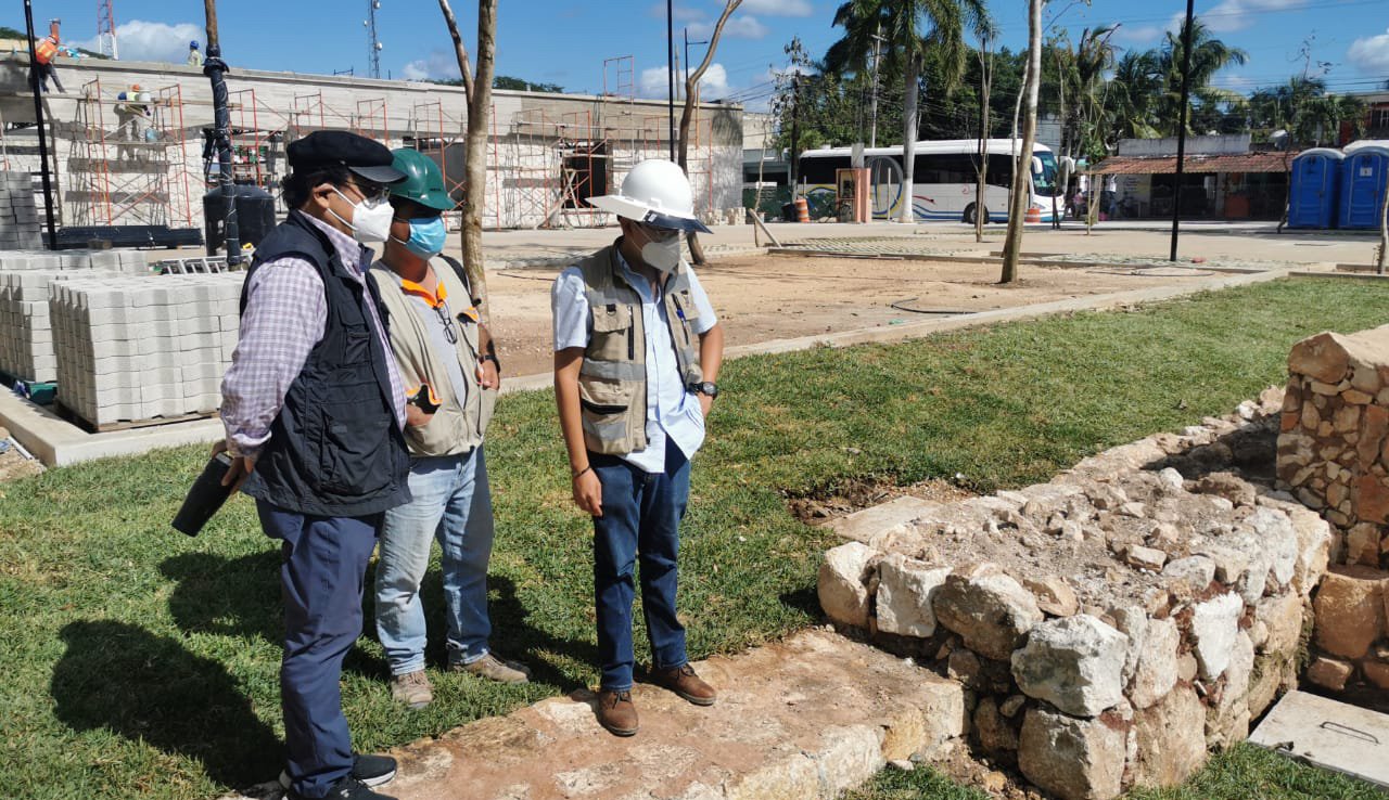 INAH supervisa obras en Piste y Tinúm.