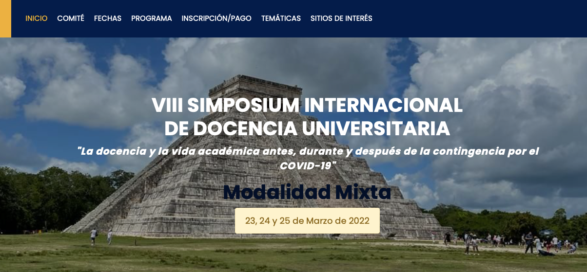 Mérida, sede del VIII Simposium Internacional de Docencia Universitaria