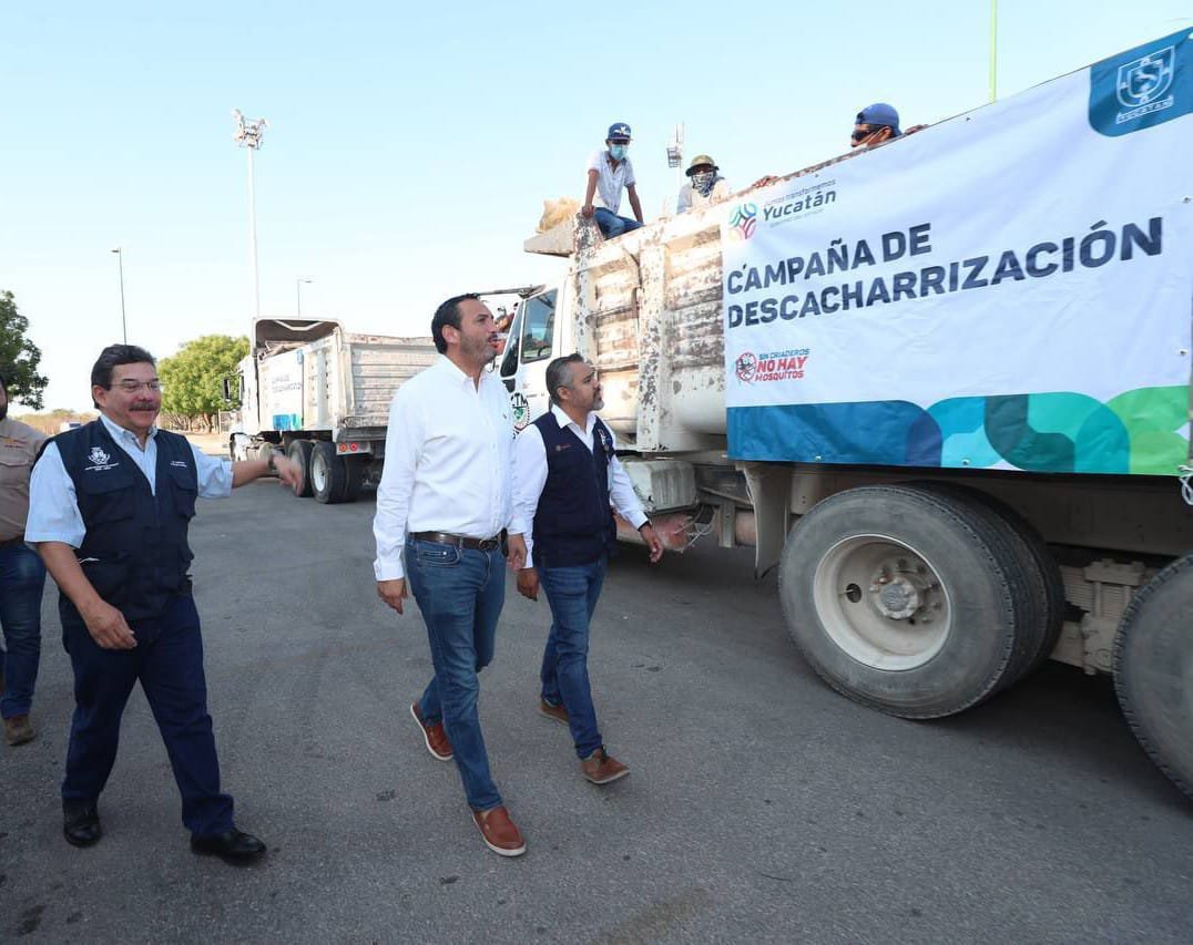 Inicia campaña de descacharrización en Mérida