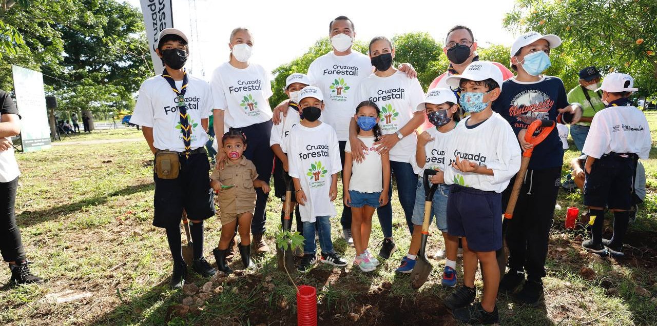 El Ayuntamiento de Mérida continúa la reforestación del Municipio