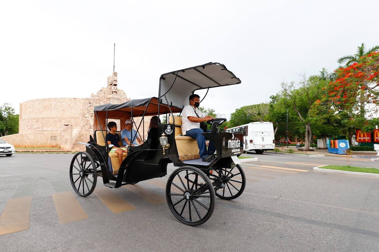Calesas eléctricas, un acierto para el desarrollo sustentable de Mérida