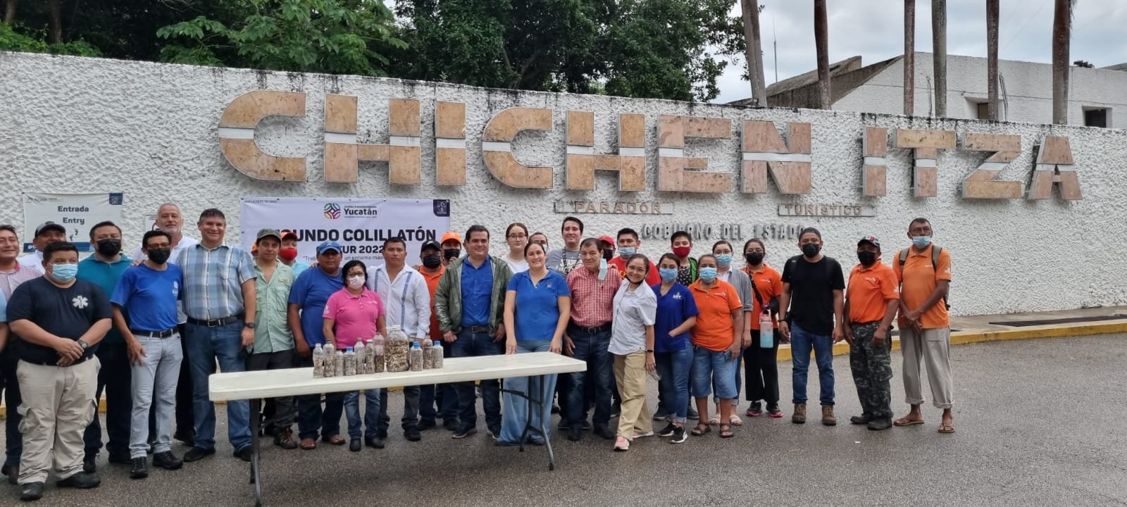 Cultur realiza “2do. Colillatón 2022” en el parador de Chichén Itzá