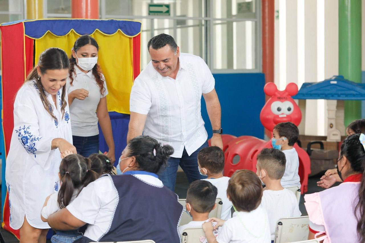 El alcalde Renán Barrera promueve el desarrollo integral de infantes del Municipio