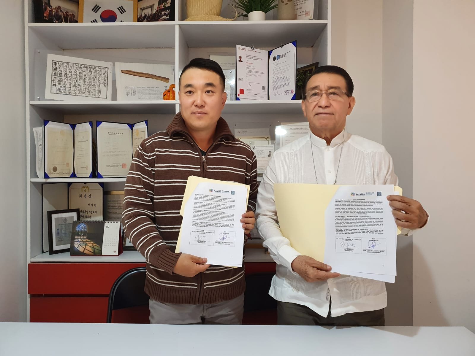Indemaya firma convenio con el Centro Cultural de Lenguaje Coreano