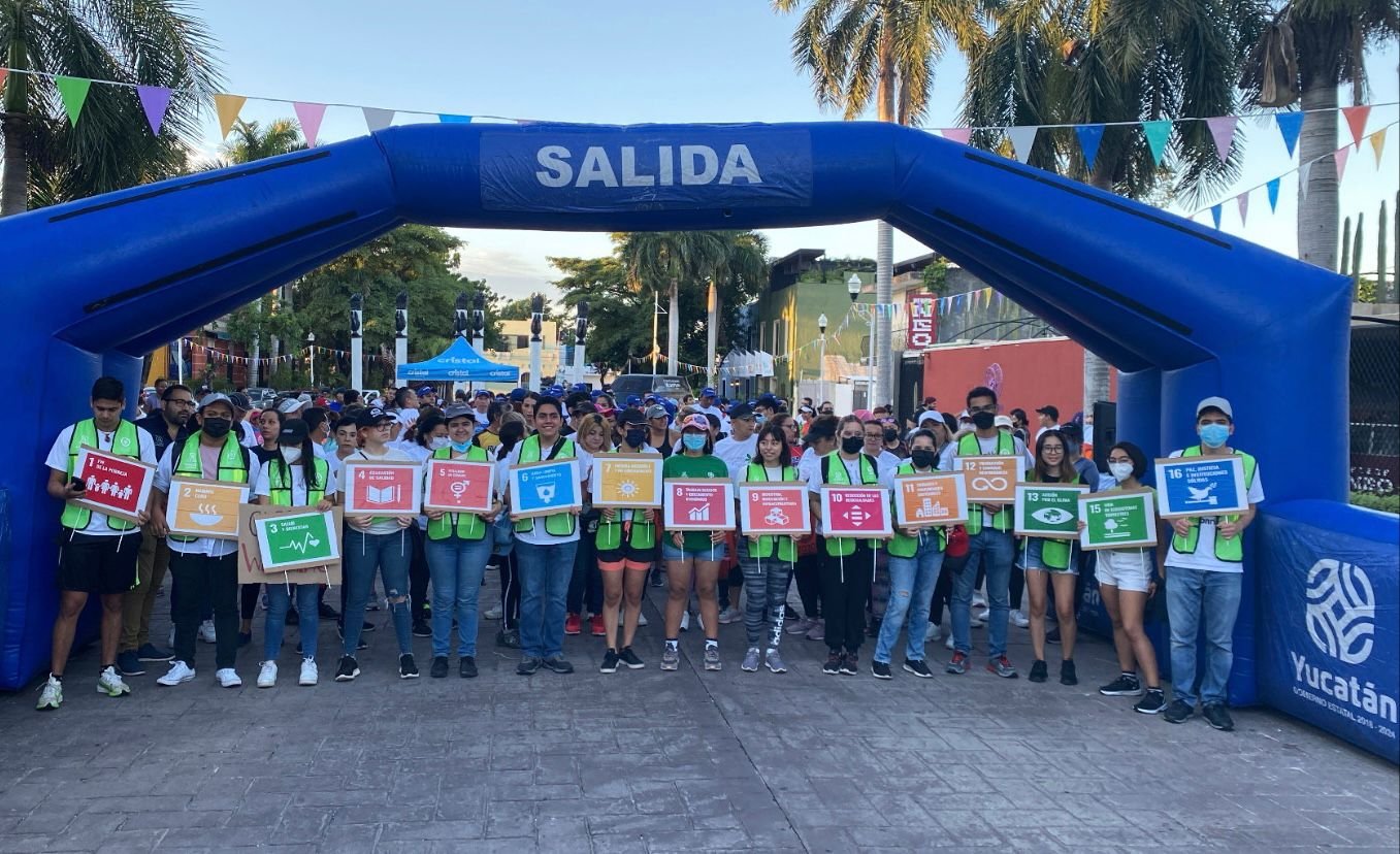 Caminan por los Objetivos de Desarrollo Sustentable en Yucatán