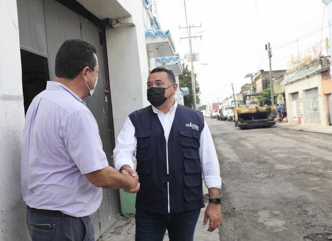 El alcalde Renán Barrera mejora la movilidad urbana con la rehabilitación de calles