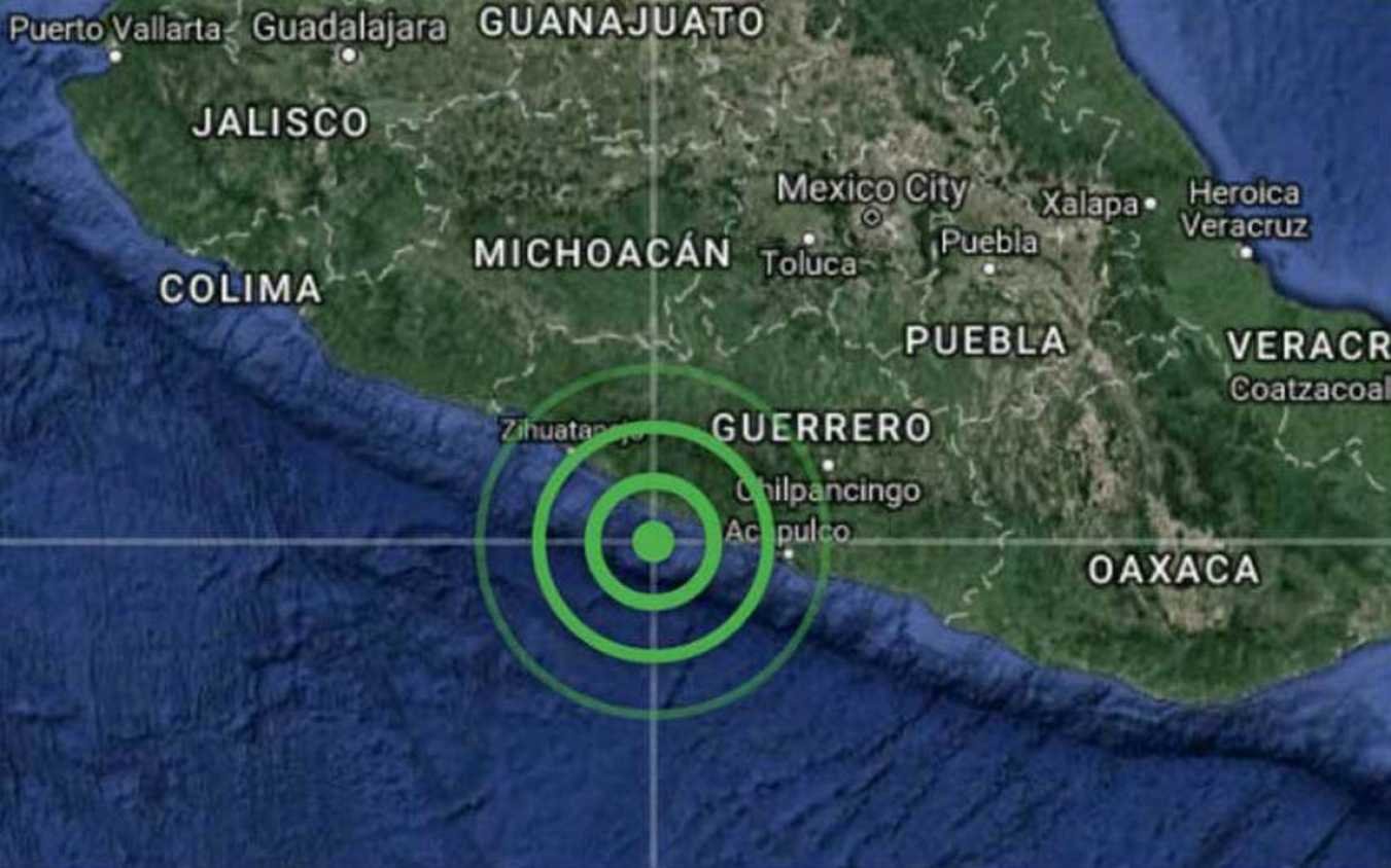Sismo en Guerrero; Sismológico Nacional lo reporta de 5.0 grados