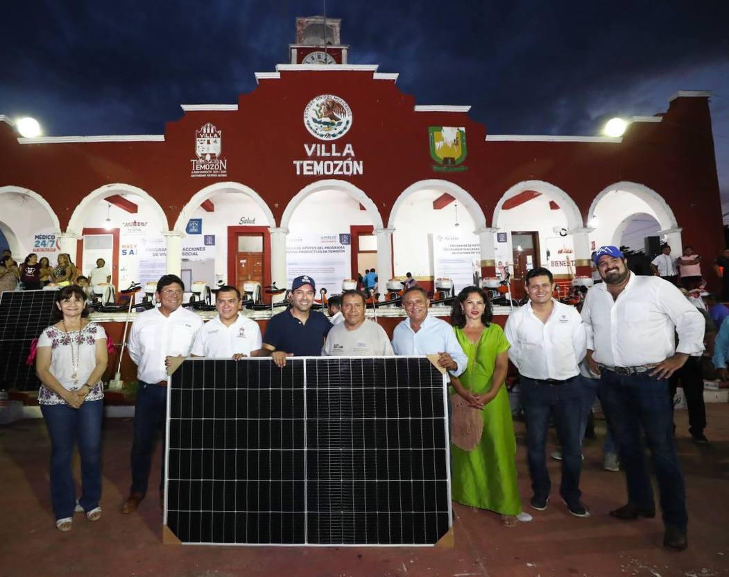 Programas y apoyos del Gobierno del Estado llegan a habitantes de Temozón