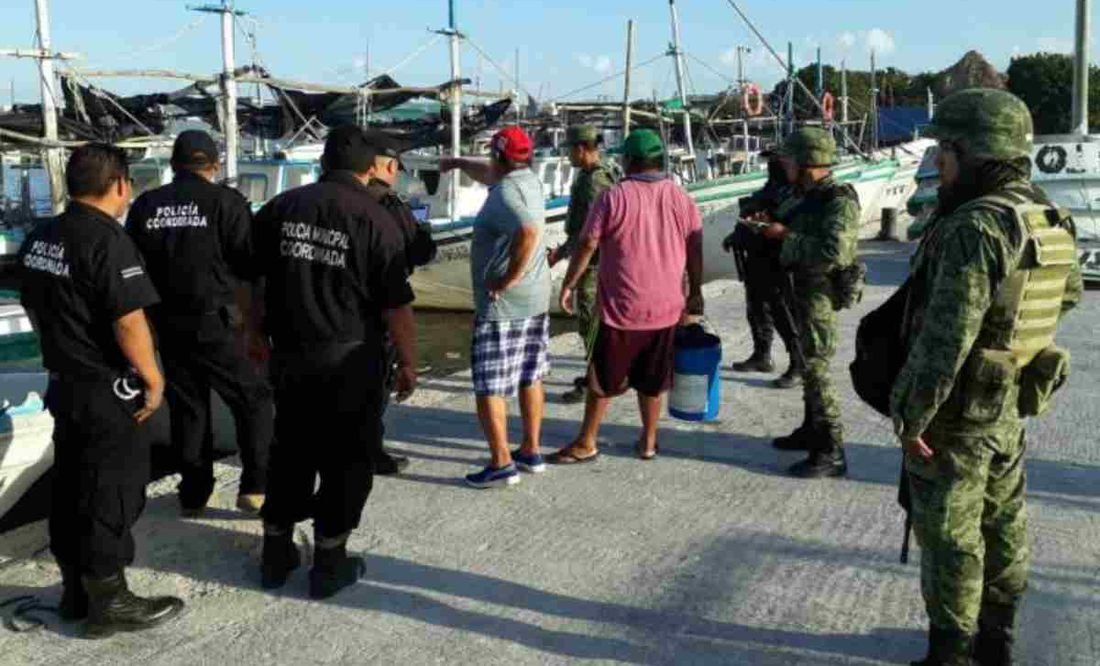 Detienen a 15 personas tras operativo contra pesca furtiva en Yucatán
