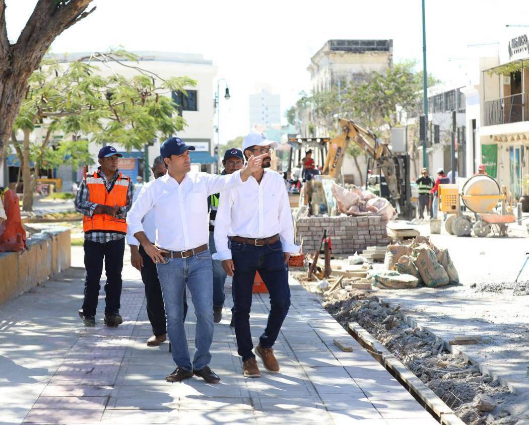 Mauricio Vila supervisa trabajos del Corredor Turístico y Gastronómico 