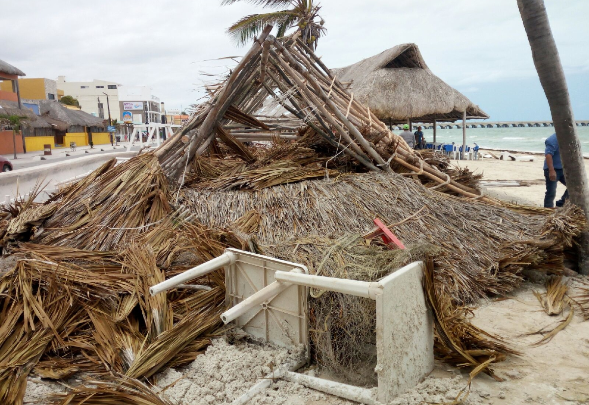 Riesgo de cordonazo en Yucatán
