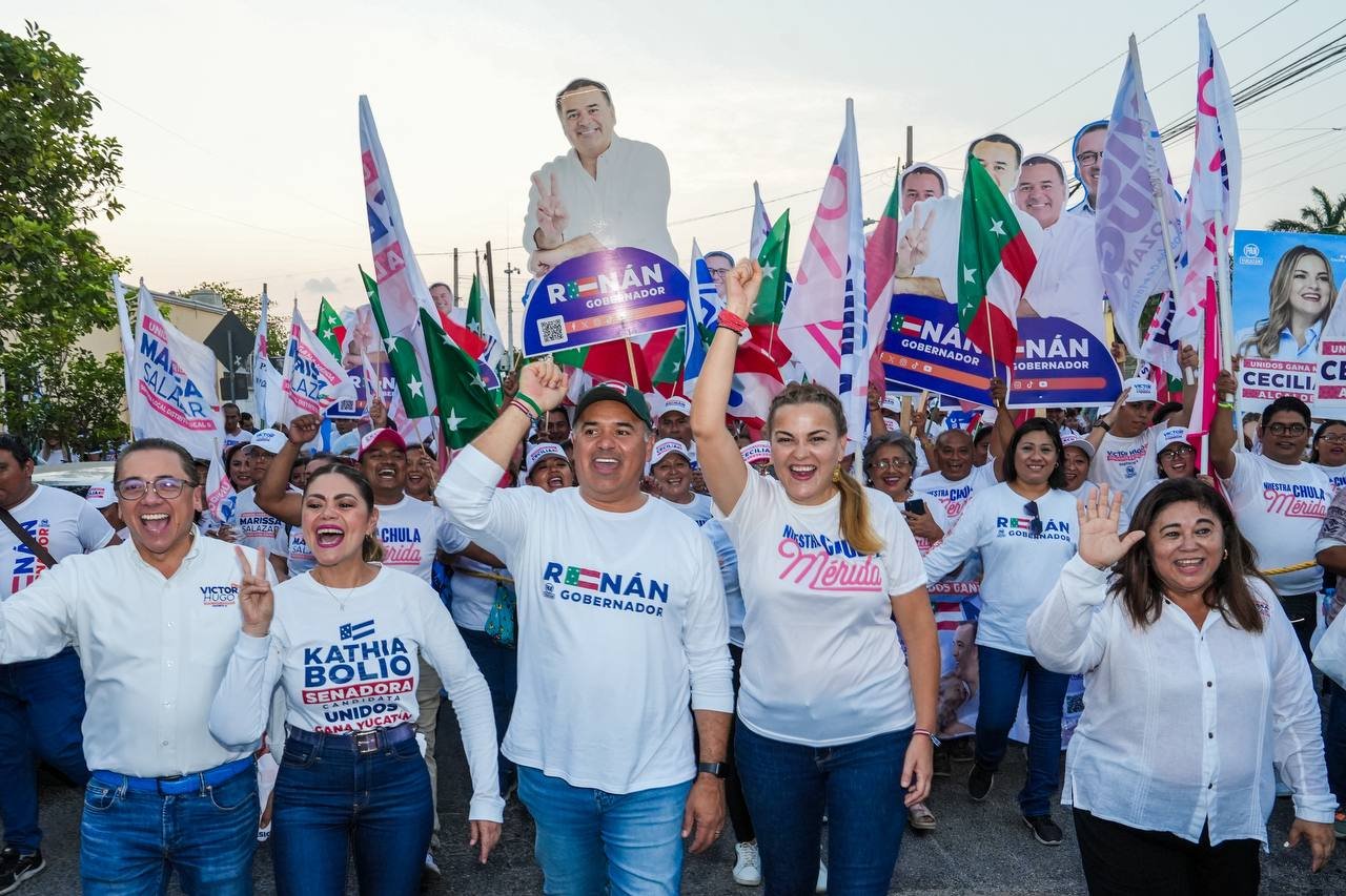 Con Renán vamos a seguir transformando Mérida”: Cecilia Patrón.