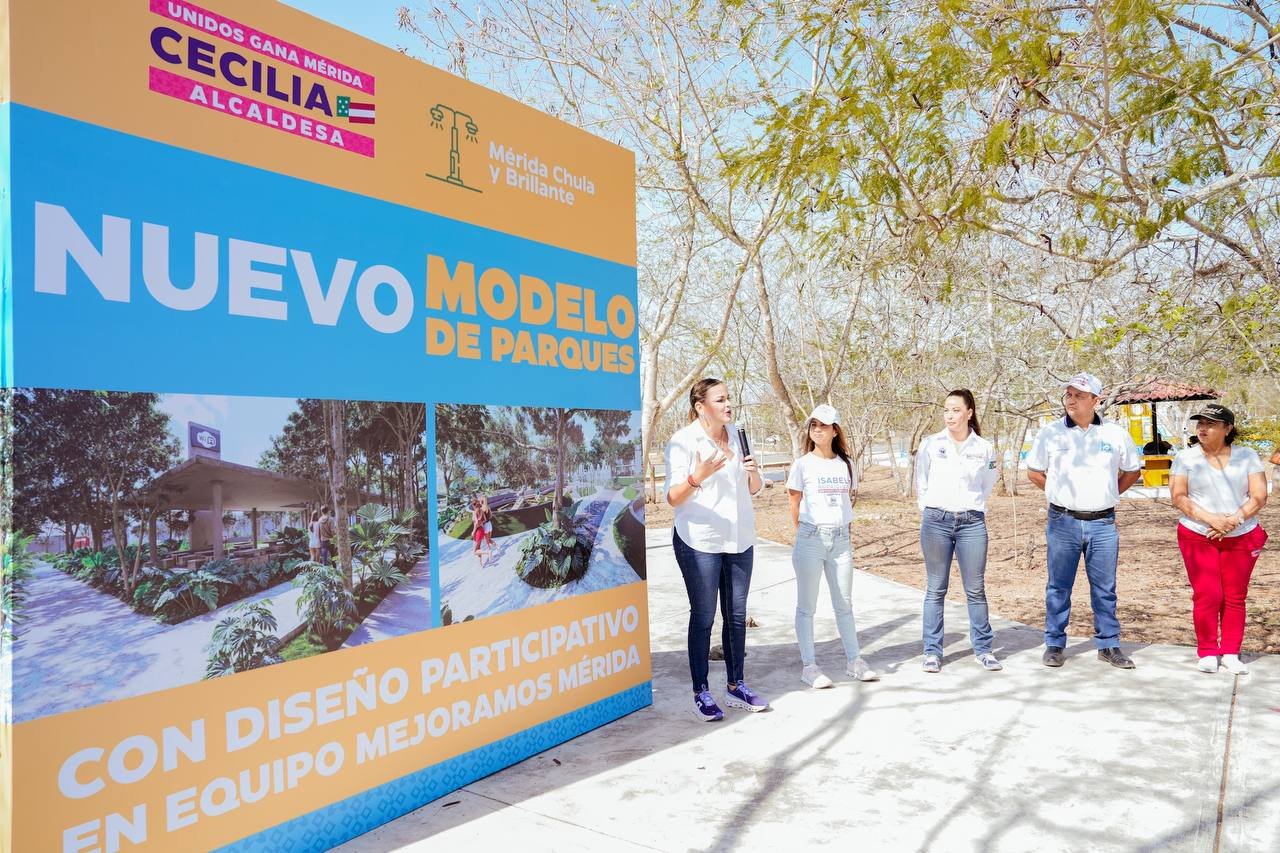 Nuevo modelo de parques para hacer brillar más nuestra Mérida.