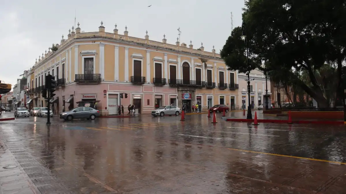 Lluvias intensas tras una mañana calurosa