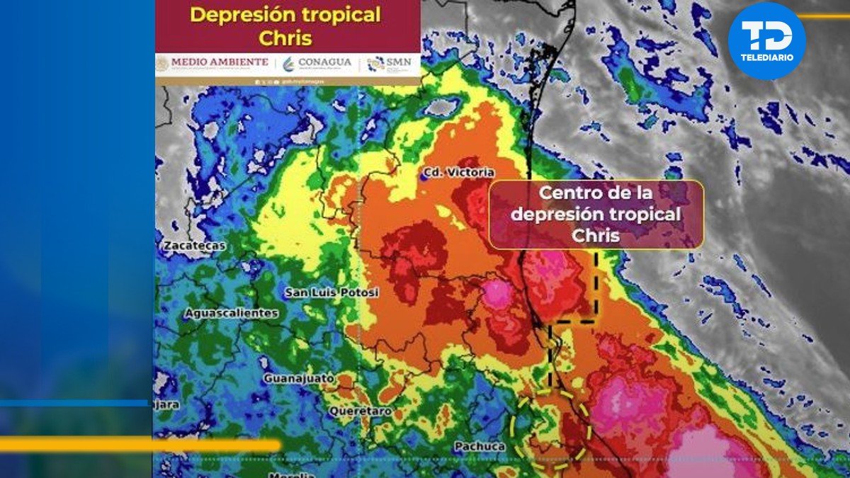 Depresión tropical 3 evoluciona en la tormenta tropical ‘Chris’