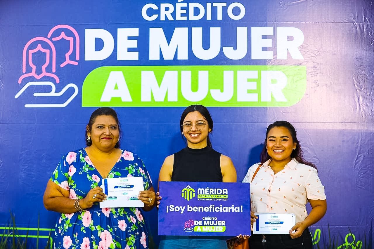 Ayuntamiento de Mérida ya entregó 167 Créditos de Mujer a Mujer
