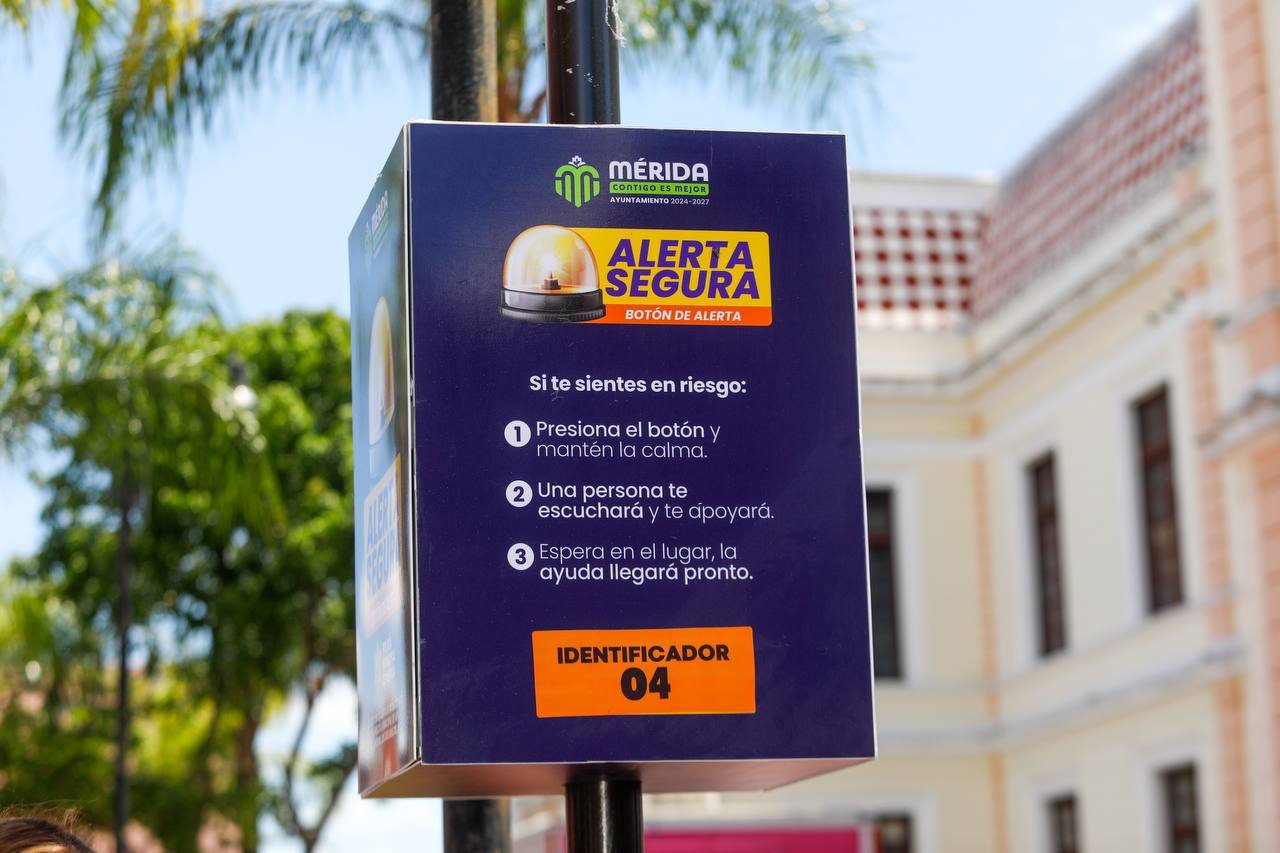 Cuida Cecilia Patrón de las meridanas con botón de alerta en el Portal de Granos