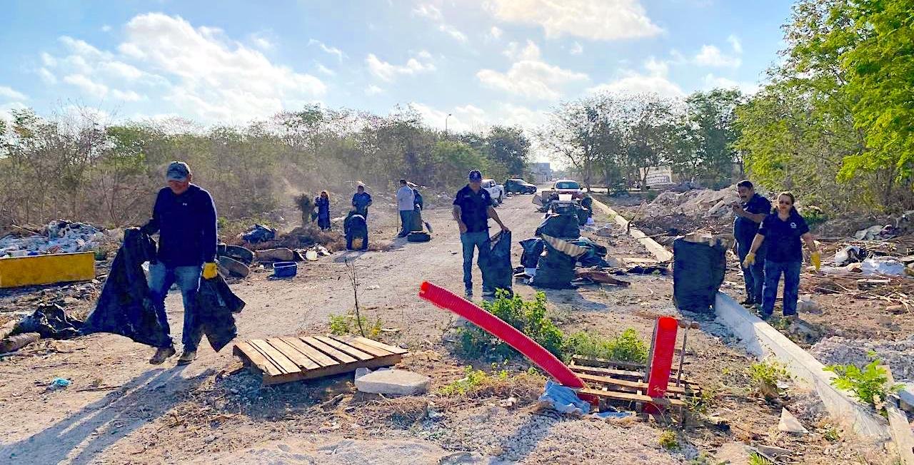 Con jornadas de limpieza, Servilimpia atiende Ciudad Caucel