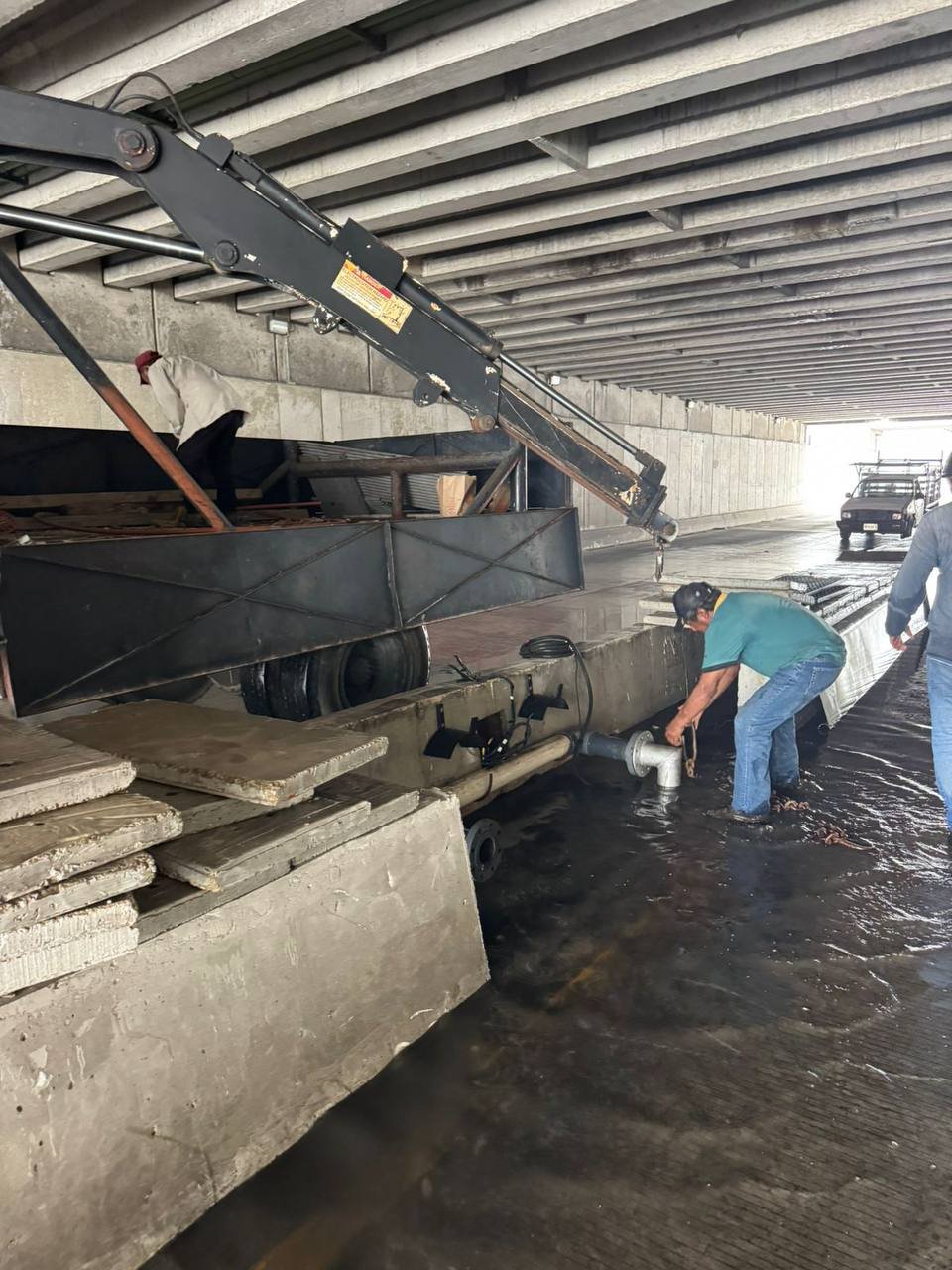 Inician obras de mantenimiento del Paso Deprimido