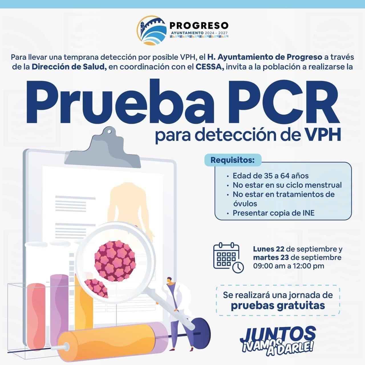 Erik Rihani acerca pruebas gratuitas de VPH a progreseñas