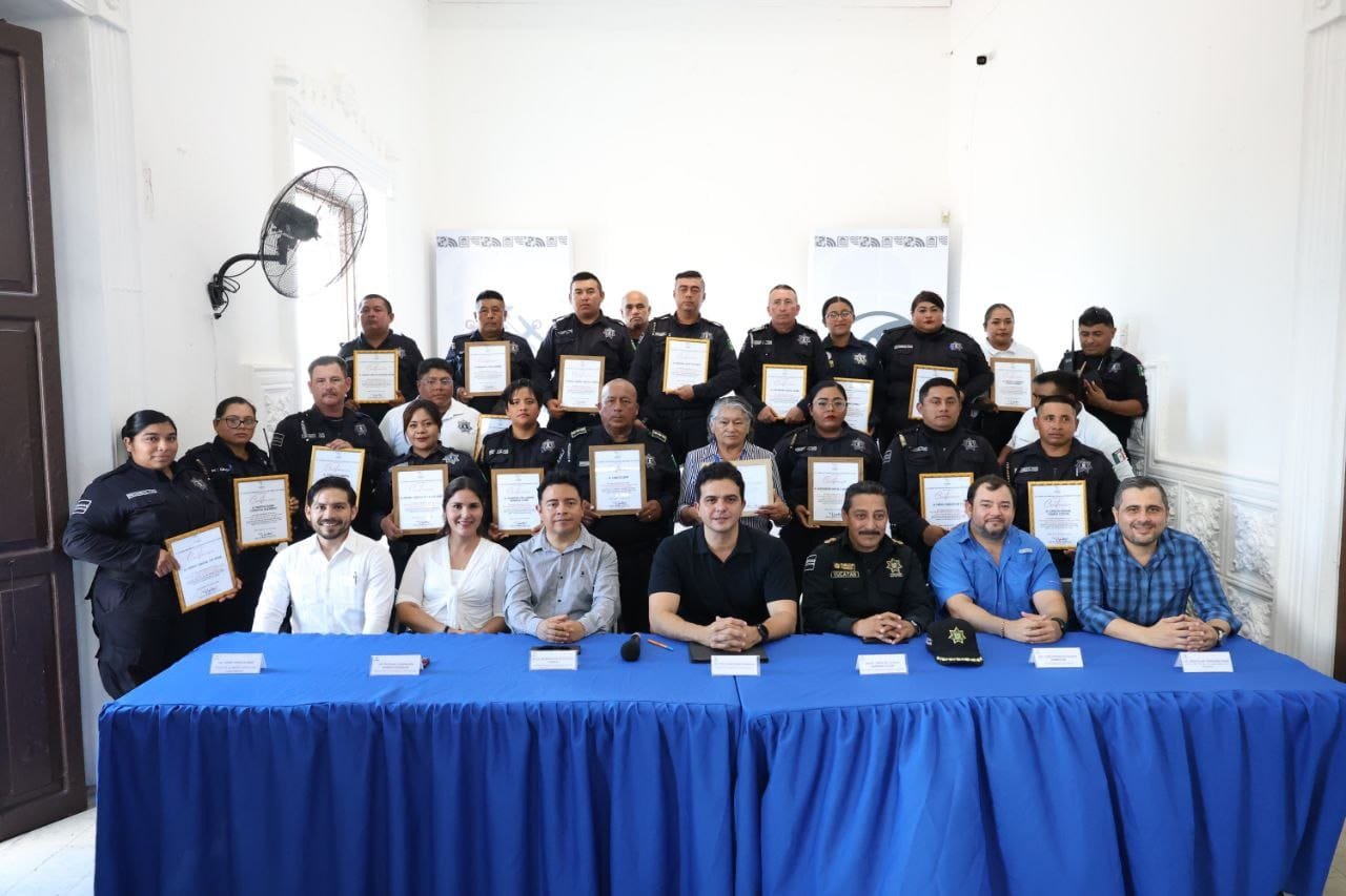 Rihani y CODHEY fortalecen la formación policial en Progreso