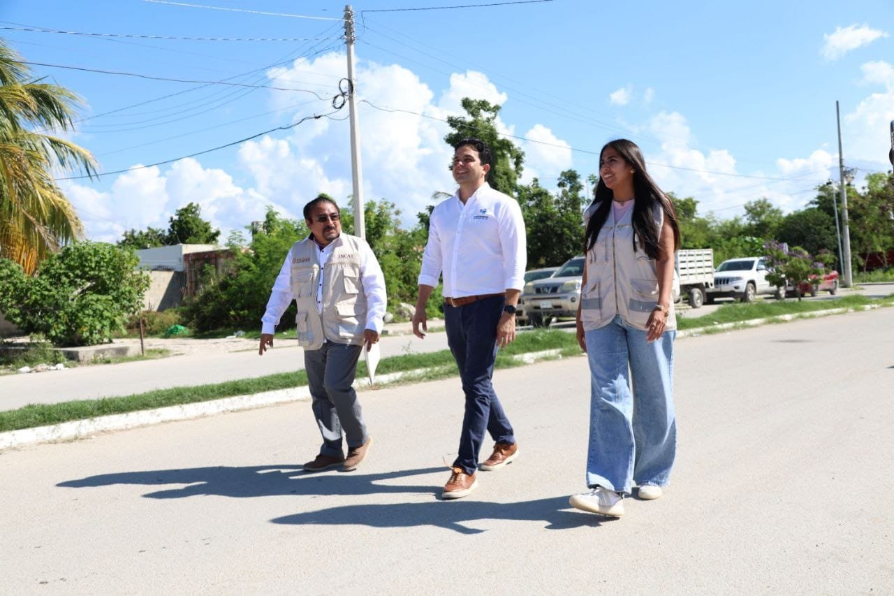 Erik Rihani e INCAY impulsan la rehabilitación vial en Flamboyanes