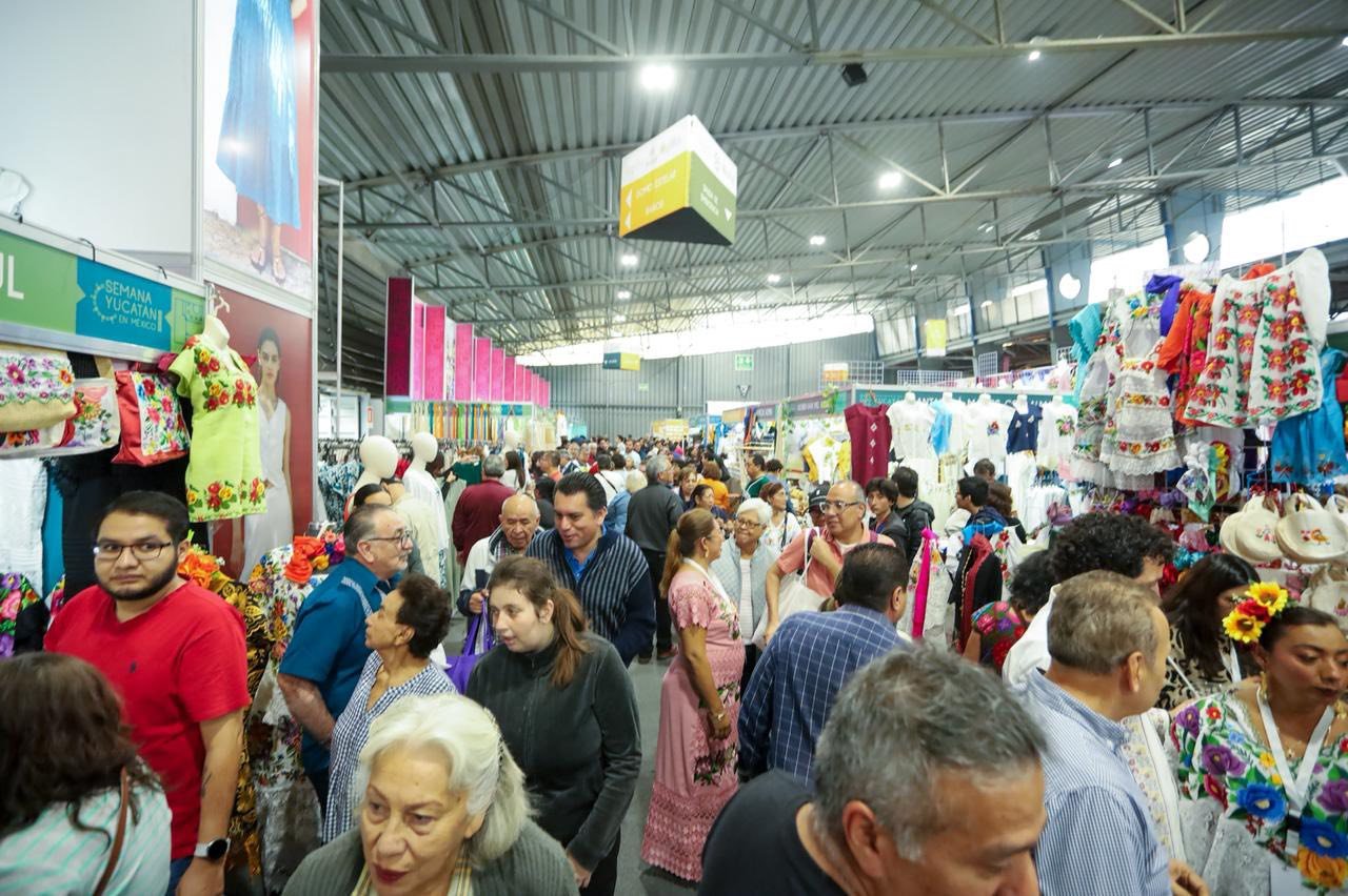 Comerciantes y artesanos reportan buenas ventas en la Semana de Yucatán en México