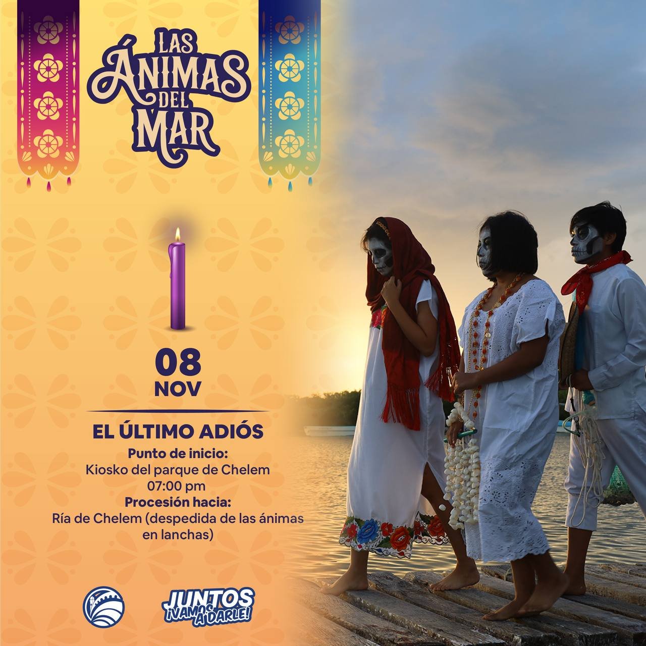 Chelem despide “Ánimas del Mar” con un emotivo recorrido sobre la ría