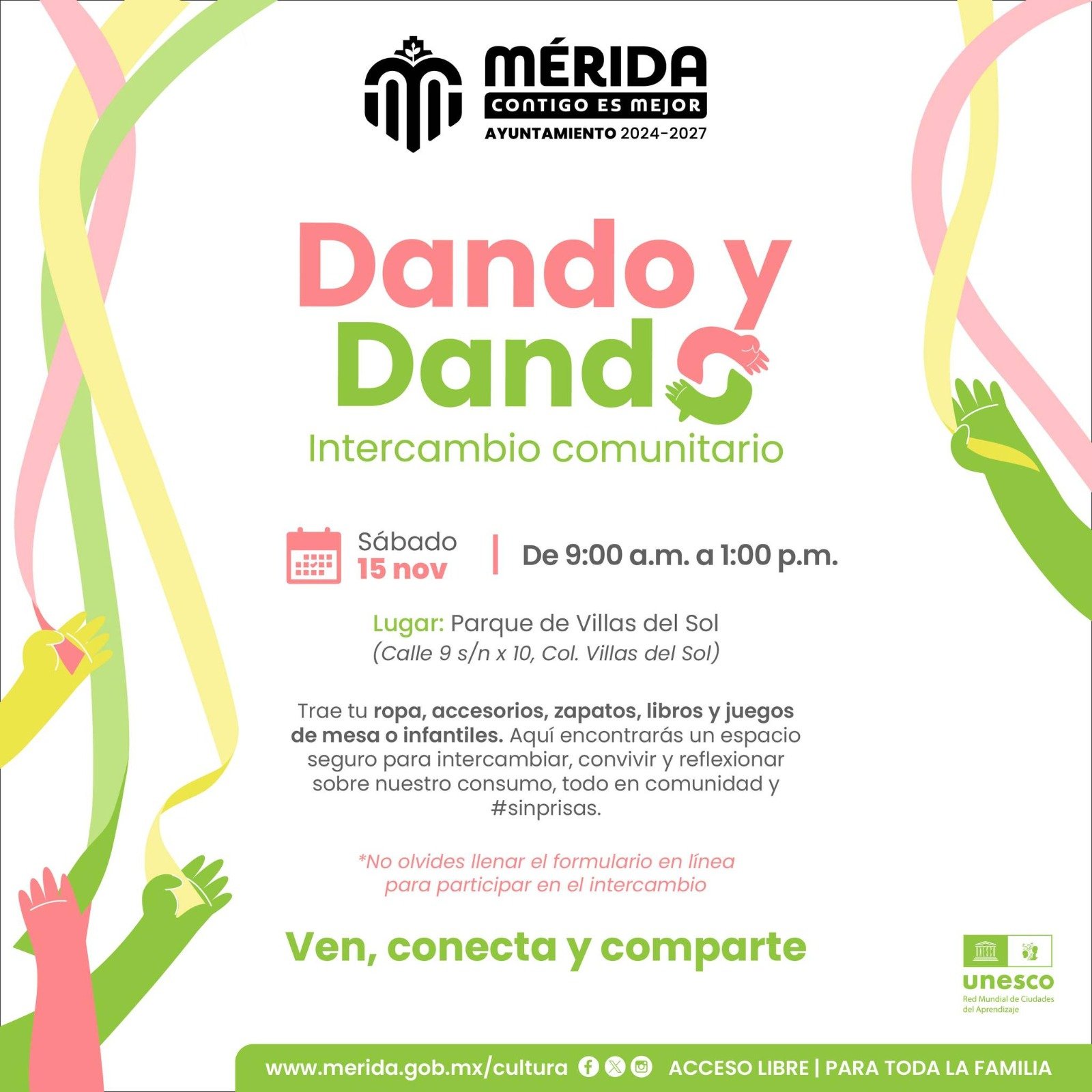 El Ayuntamiento de Mérida promueve dos iniciativas por la convivencia en comunidad